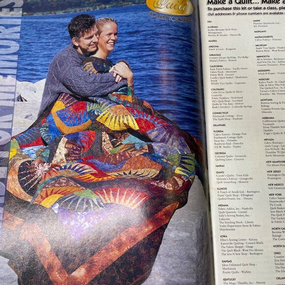 American Patchwork Quilting Crafting Magazine Dec 1998 Issue 35  Vol 6  No 6 u - Picture 8 of 11